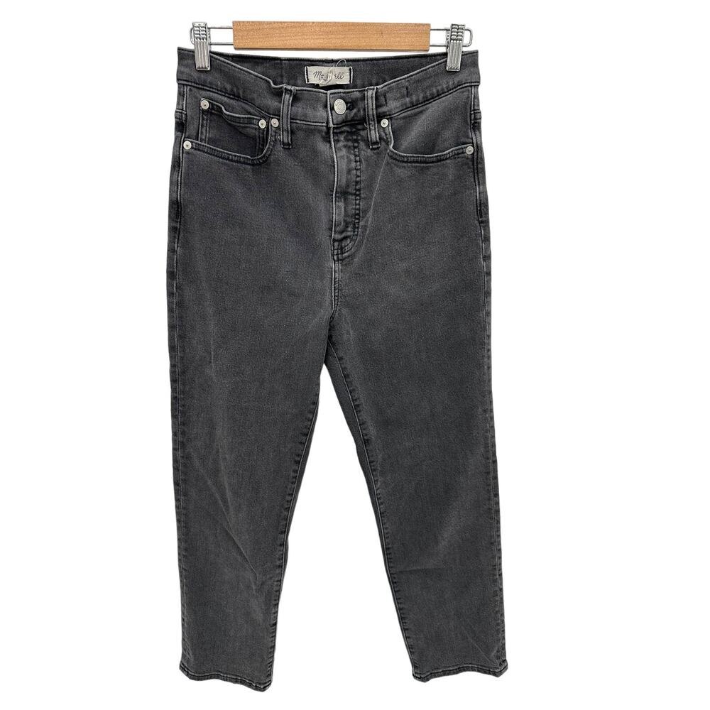 Madewell Womens‎ Lunar Wash Classic Straight Jeans Denim Size 28 Style J2054